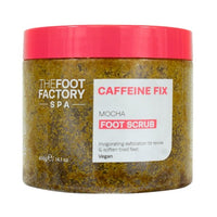 The Foot Factory Scrub Exfoliate & Moisturize the skin 400g Caffeine Fix Mocha hand foot skin