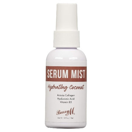 Barry M Serum Face Mist Spray with Hyaluronic Acid Refreshing and Moisturizing Hydrating Coconut face face care galaxy makeup serum set setting skin