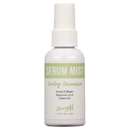 Barry M Serum Face Mist Spray with Hyaluronic Acid Refreshing and Moisturizing Cooling Cucumber face face care galaxy makeup serum set setting skin