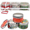 3 x Scented Candle Tins Christmas Gift Set - Festive Winter Fragrance Holiday Floral candles Christmas