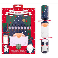 6 Pack Make Your Own Christmas Crackers 12" Set with Hats & Jokes Gonk Christmas other xmas gift seasonal tiny xmas gift