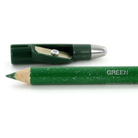 SAFFRON London Glitter Eyeliner Pencil with Sharpner Green eyeliner eyes galaxy makeup