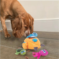 Smart Choice Hide & Seek Dog Puppy Plush Toy Sniff Treat Puzzle Squeak Crinkle pets Pets Shop tiny