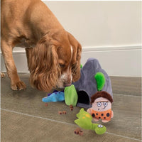 Smart Choice Hide & Seek Dog Puppy Plush Toy Sniff Treat Puzzle Squeak Crinkle pets Pets Shop tiny