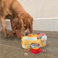 Smart Choice Hide & Seek Dog Puppy Plush Toy Sniff Treat Puzzle Squeak Crinkle pets Pets Shop tiny