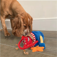 Smart Choice Hide & Seek Dog Puppy Plush Toy Sniff Treat Puzzle Squeak Crinkle pets Pets Shop tiny