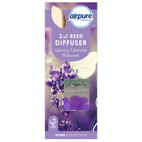 Airpure 2 in 1 Reed Diffuser with Crystal Beads Christmas Winter Fragrances 30ml Calming Lavender aroma candles Christmas galaxy Gift Shop other xmas smell seasonal xmas smell