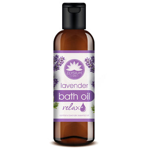 Elysium Spa Bath Oil, calming, relaxing, stress-relief - 150ml Lavender bath galaxy