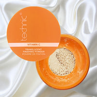 Technic Translucent Finishing Setting Loose Face Powder with Vitamin C face galaxy makeup powder set setting