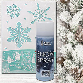 Festive Snow Spray / Stencils Christmas decoration Christmas other xmas decor seasonal tiny xmas decor
