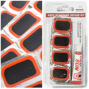 Roadster 49pc PUNCTURE REPAIR Kit Patches & Rubber Cement Glue Bicycle Tire home tiny