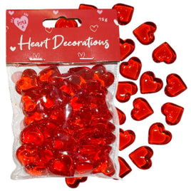 Valentines Day Heart Crystals Gems Wedding Table Confetti Romantic Decoration hearts seasonal tiny