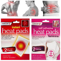 Masterplast Self-Adhesive Heat Pads, Back-Muscle-Joint-Period Pain Relief, 2 pcs health other pain pain tiny