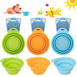 World of Pets Collapsible Dog or Cat Bowl, Portable, Travel Water or Food Dish pets tiny