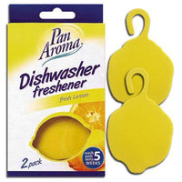 Pan Aroma 2 Pack Dishwasher Freshener, Fresh Lemon Scent, Each Lasts 5 weeks home Home & Garden tiny