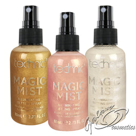 Technic Magic Mist Make-up Setting Spray Illuminating Glow Face Skin Shimmer Health & Beauty:Make-Up:Face:Setting Spray bronzer face galaxy makeup set setting