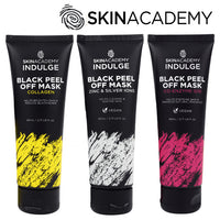 Skin Academy Indulge Black Peel Off Mask Cleans Skin Reduces Blackheads 80ml Health & Beauty:Skin Care:Skin Masks face care skin