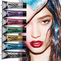 Holographic Glitter Hair Styling Gel by Moon Creations Firm Hold Health & Beauty:Hair Care & Styling:Styling Products fancy galaxy glitter hair hair styling makeup stars