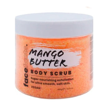 Face Facts Body Scrub Salt based Exfoliator 400g Mango Butter bath body care face care galaxy scrub skin