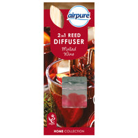 Airpure 2 in 1 Reed Diffuser with Crystal Beads Christmas Winter Fragrances 30ml aroma candles Christmas galaxy Gift Shop other xmas smell seasonal xmas smell