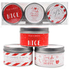 3 x Scented Candle Tins Christmas Gift Set - Festive Winter Fragrance Village candles Christmas
