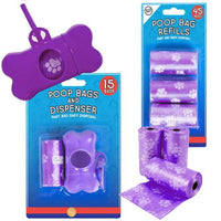 World of Pets Dog Waste Poop Bags & Bone Shaped Dispenser pets tiny