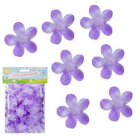 Easter Mini Decorations Bonnet, Party Table, Kids Art Craft Flower Petals - purple Easter seasonal tiny