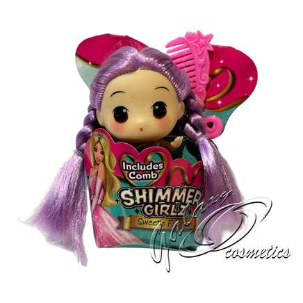 2 x Shimmer Girlz Sweetie Friends Cute 9cm Mini Doll Girls Figures Toy kids tiny