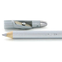 SAFFRON London Glitter Eyeliner Pencil with Sharpner Silver eyeliner eyes galaxy makeup