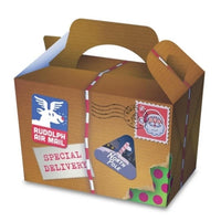 5x Christmas Party Food Boxes, Present, Xmas Kids Gift, Sweets Special Delivery Christmas seasonal tiny