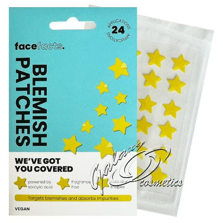 Face Facts Blemish Patches Spot Pimple Acne Sticker Shapes with Salicylic Acid blemish face care galaxy skin