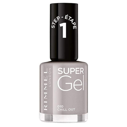 Rimmel Super Gel Nail Polish no UV light needed Chill Out 010 - grey Health & Beauty:Nail Care, Manicure & Pedicure:Nail Polish & Powders:Nail Polish galaxy nail polish nails polish