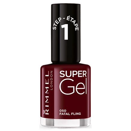 Rimmel Super Gel Nail Polish no UV light needed Fatal Fling 050 - deep red Health & Beauty:Nail Care, Manicure & Pedicure:Nail Polish & Powders:Nail Polish galaxy nail polish nails polish
