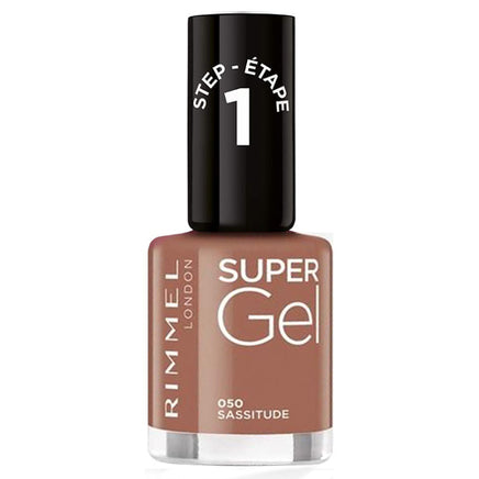 Rimmel Super Gel Nail Polish no UV light needed Sassitude 050 - nude brown Health & Beauty:Nail Care, Manicure & Pedicure:Nail Polish & Powders:Nail Polish galaxy nail polish nails polish