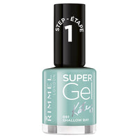 Rimmel Super Gel Nail Polish no UV light needed Shallow Bay 051 - pastel green Health & Beauty:Nail Care, Manicure & Pedicure:Nail Polish & Powders:Nail Polish nail polish nails