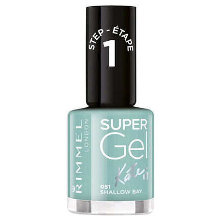 Rimmel Super Gel Nail Polish no UV light needed Shallow Bay 051 - pastel green Health & Beauty:Nail Care, Manicure & Pedicure:Nail Polish & Powders:Nail Polish galaxy nail polish nails polish