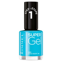 Rimmel Super Gel Nail Polish no UV light needed Dive Right In 053 - blue Health & Beauty:Nail Care, Manicure & Pedicure:Nail Polish & Powders:Nail Polish nail polish nails