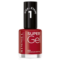 Rimmel Super Gel Nail Polish no UV light needed Hibiscus Hottie 059 - cherry red Health & Beauty:Nail Care, Manicure & Pedicure:Nail Polish & Powders:Nail Polish galaxy nail polish nails polish