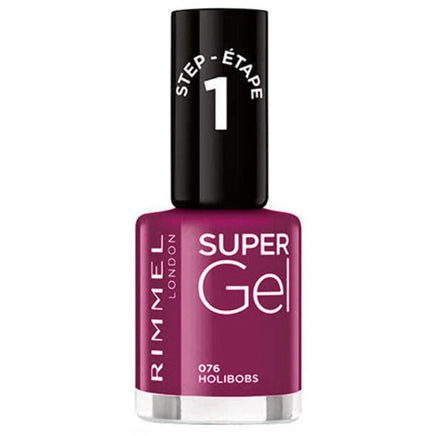 Rimmel Super Gel Nail Polish no UV light needed Holibobs 076 - purple Health & Beauty:Nail Care, Manicure & Pedicure:Nail Polish & Powders:Nail Polish galaxy nail polish nails polish