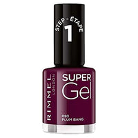 Rimmel Super Gel Nail Polish no UV light needed Plum Bang 093 Health & Beauty:Nail Care, Manicure & Pedicure:Nail Polish & Powders:Nail Polish nail polish nails