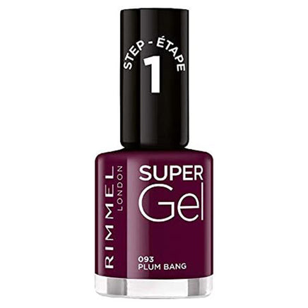 Rimmel Super Gel Nail Polish no UV light needed Plum Bang 093 Health & Beauty:Nail Care, Manicure & Pedicure:Nail Polish & Powders:Nail Polish galaxy nail polish nails polish