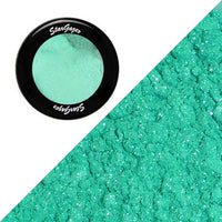 Stargazer Eye Dust Loose Powder Eyeshadow Shimmer Pigment Sea green with glitter (104) eyes eyeshadow makeup