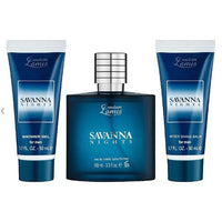 Creation Lamis Savanna Nights Gift Set EDP Perfume, Shower Gel, After Shave Balm gift him