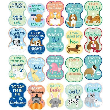 Smart Choice Puppy Milestone Cards Dog Celebration Special Moments Photo Gift pets tiny