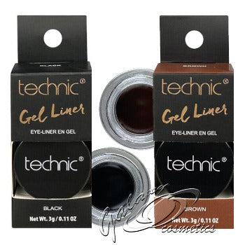 Technic Gel Pot Eyeliner Long lasting, Vegan. Black, Brown eyeliner eyes galaxy makeup