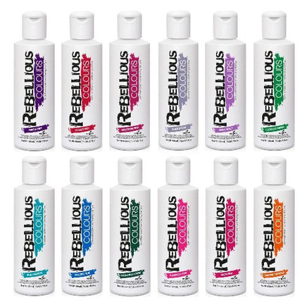 Rebellious Colours Semi-Permanent Hair Dye Vegan Hair Colour 100ml hair hair dye super
