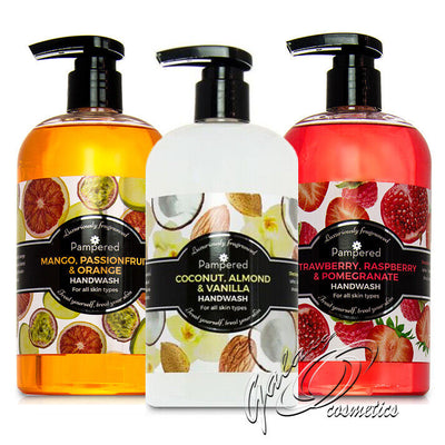 Pampered Luxury Hand Wash Delicious Smell 500ml hand foot skin