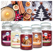 AirPure Large Scented Candle In Glass Jar Christmas Winter Fragrances 510g 18oz candles Christmas Gift Shop