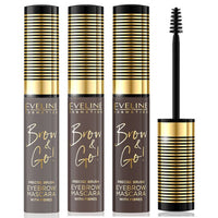 Eveline Brow & Go Eyebrow Shaping Mascara with Micro Fibres to add Volume brow gel brows eyes galaxy makeup