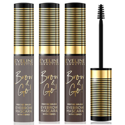 Eveline Brow & Go Eyebrow Shaping Mascara with Micro Fibres to add Volume brows eyes makeup